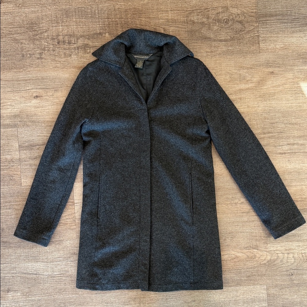 Banana Republic Charcoal PeaCoat